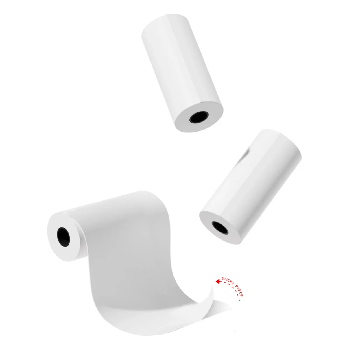 Pack de 3 rouleaux de papier autocollant pour appareil photo à impression instantanée – Image 2